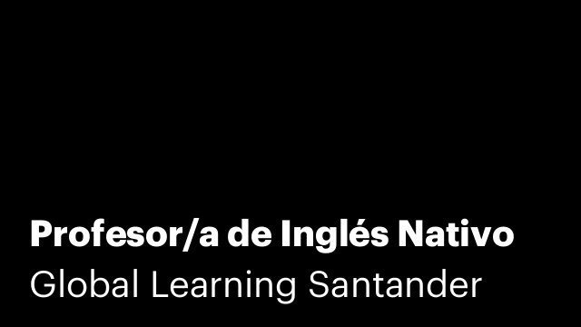 Profesor/a de Inglés Nativo