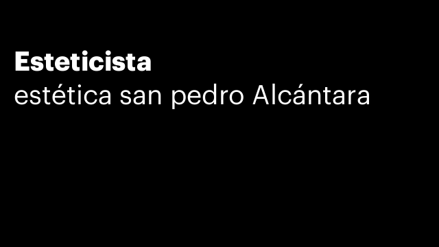 Esteticista