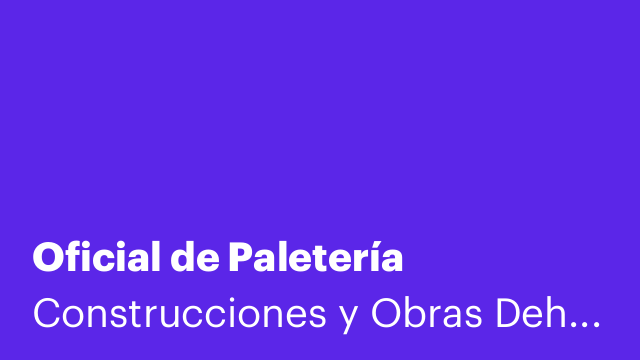 Oficial de Paletería