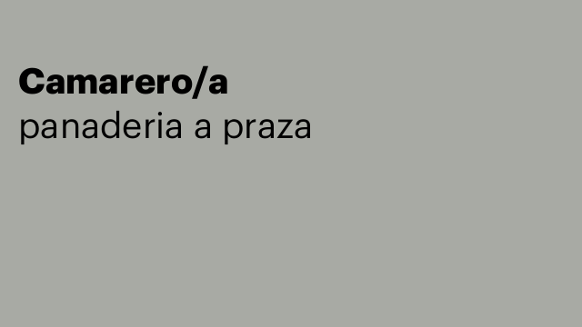 Camarero/a