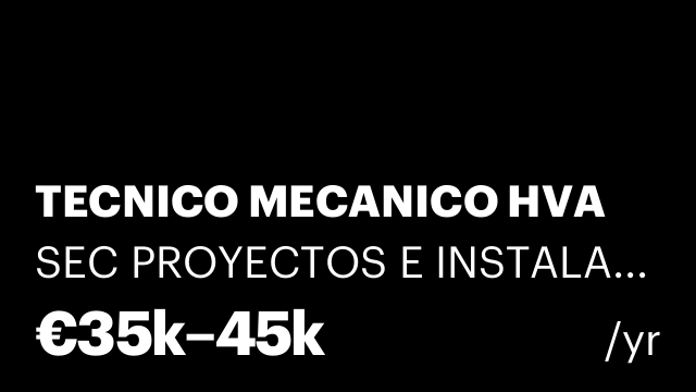 TECNICO MECANICO HVA