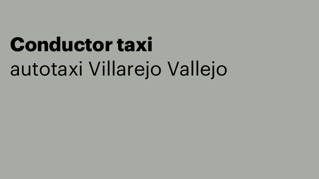 Conductor taxi