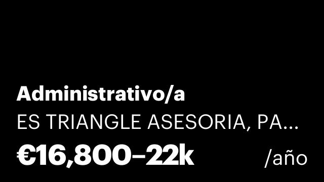 Administrativo/a