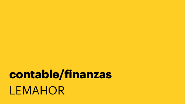 contable/finanzas