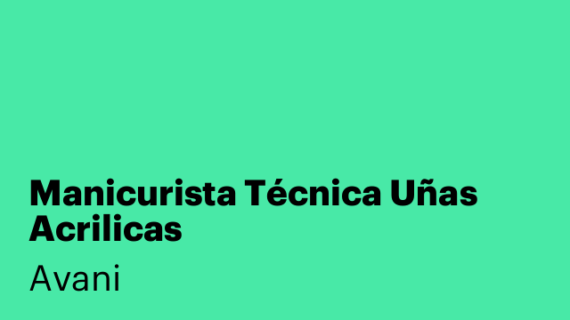 Manicurista Técnica Uñas Acrilicas