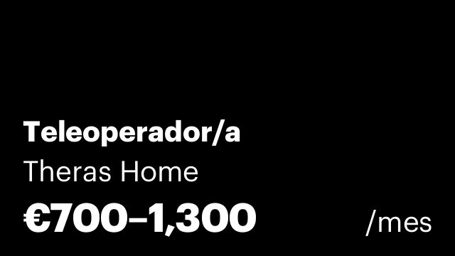 Teleoperador/a