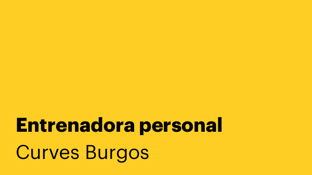 Entrenadora personal