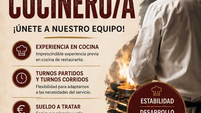 Cocinero/a y Ayudante/a de Cocina