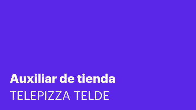 Auxiliar de tienda