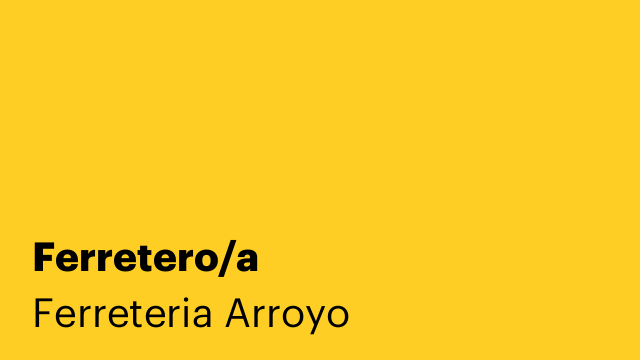 Ferretero/a