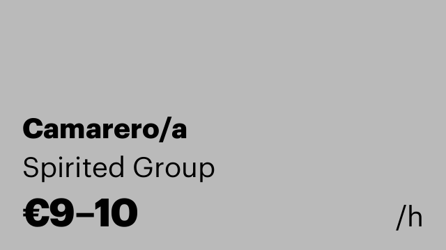 Camarero/a