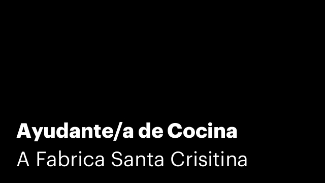 Ayudante/a de Cocina