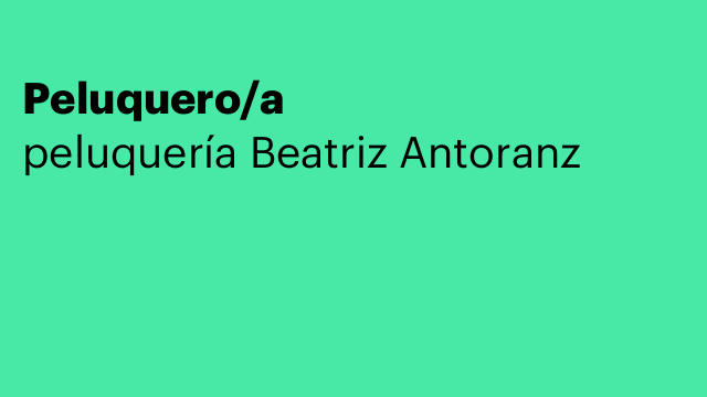 Peluquero/a