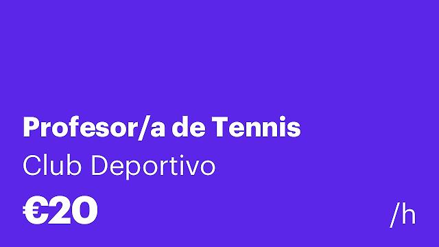 Profesor/a de Tennis