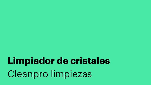 Limpiador de cristales