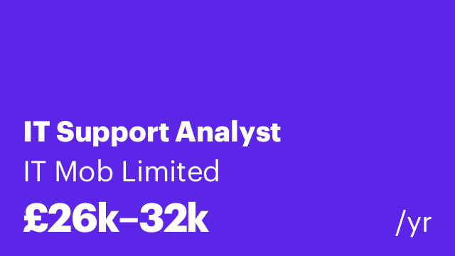 IT Support Analyst
