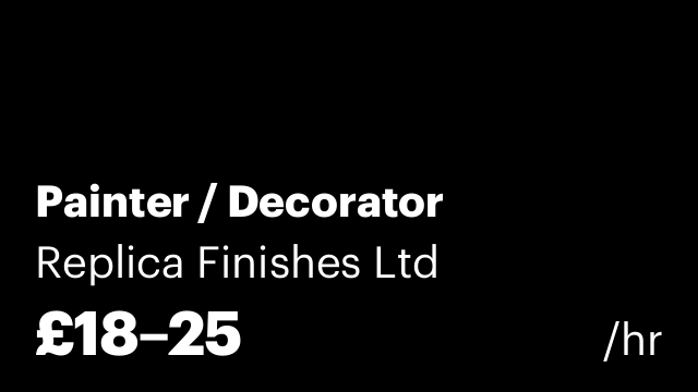 Painter / Decorator