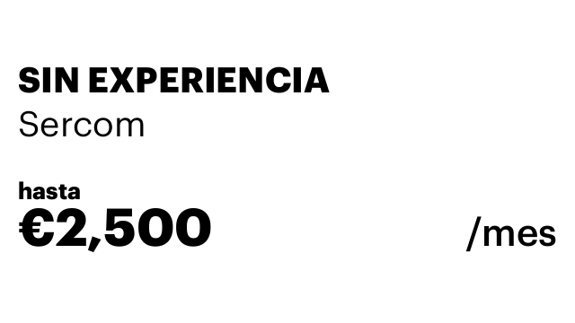 SIN EXPERIENCIA