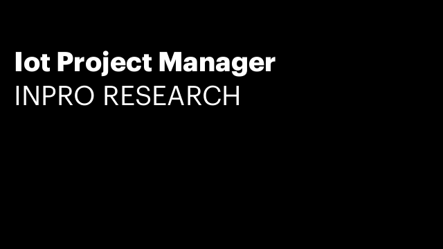 Iot Project Manager