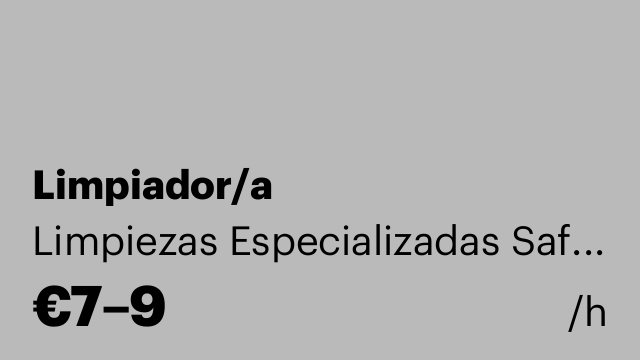 Limpiador/a