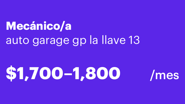 Mecánico/a
