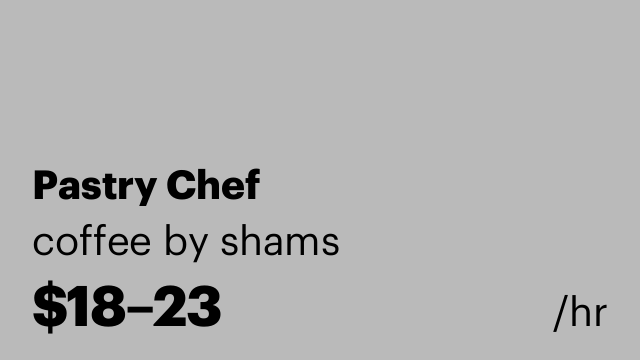Pastry Chef