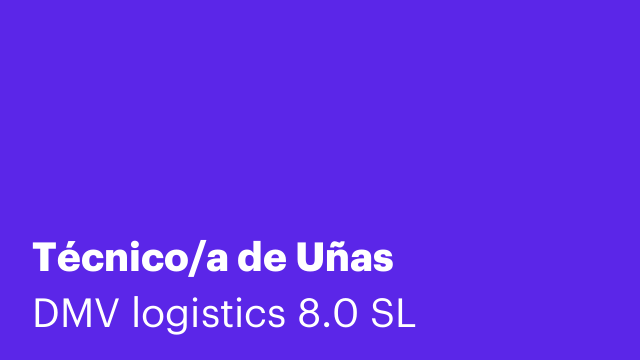 Técnico/a de Uñas