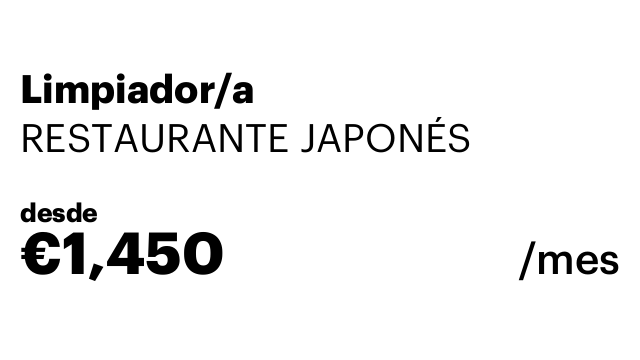 Limpiador/a