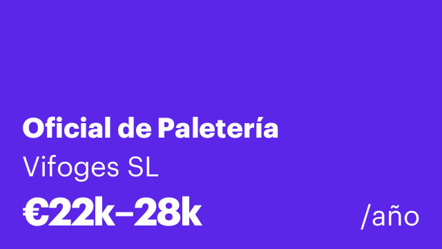 Oficial de Paletería