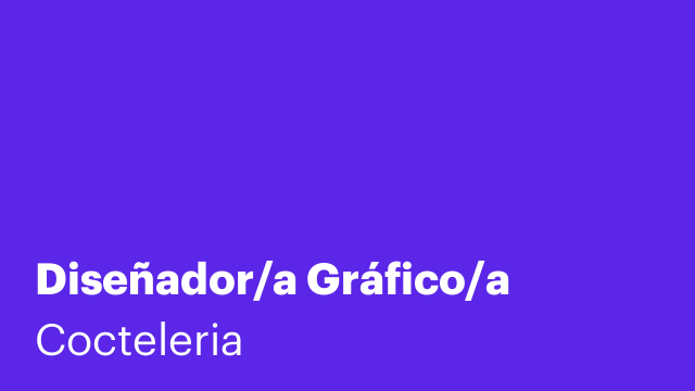 Diseñador/a Gráfico/a
