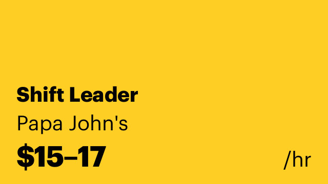 Shift Leader
