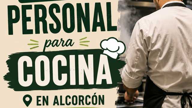 Ayudante o cocinero cocina  ALCORCON