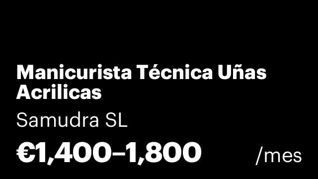 Manicurista Técnica Uñas Acrilicas