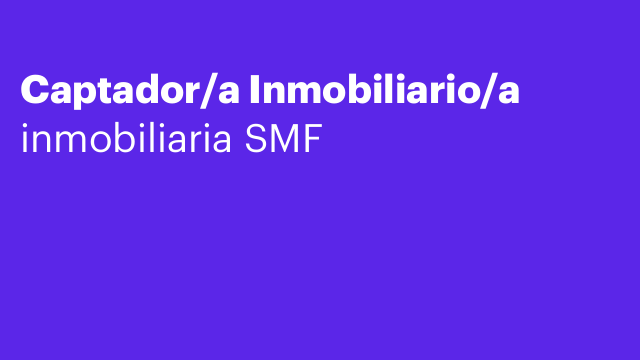 Captador/a Inmobiliario/a