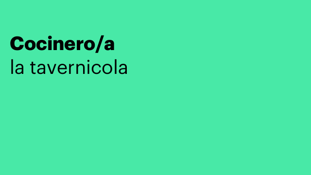 Cocinero/a