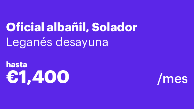 Oficial albañil, Solador