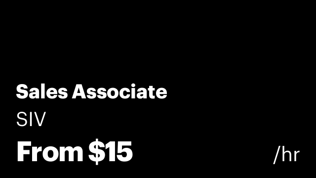 Sales Associate