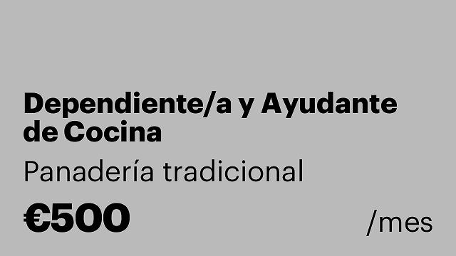 Dependiente/a y Ayudante de Cocina