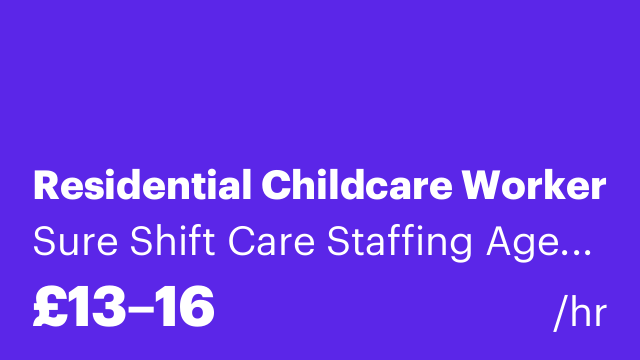 Residential Childcare Worker