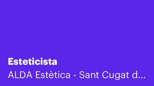 Esteticista