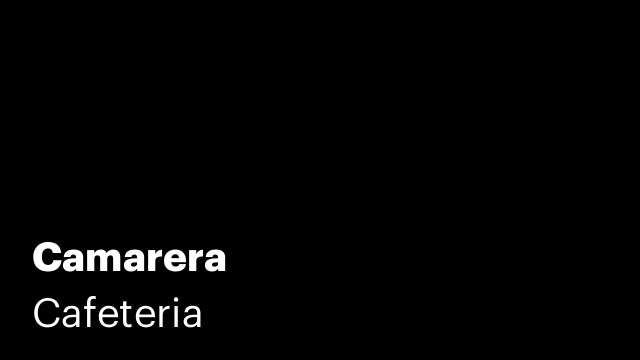 Camarera