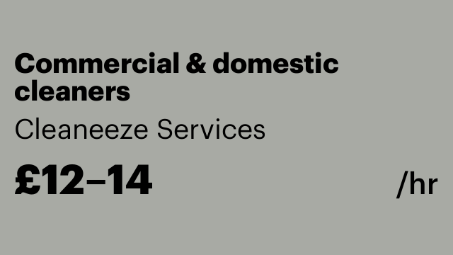 Commercial & domestic cleaners