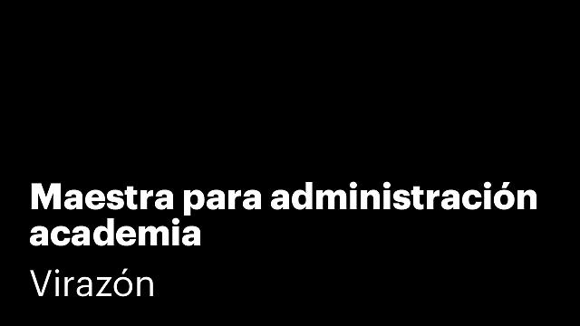 Maestra para administración academia