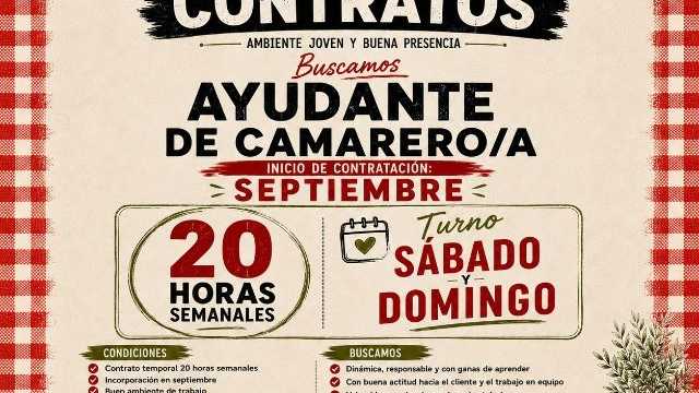 Ayudante de Camarero/a