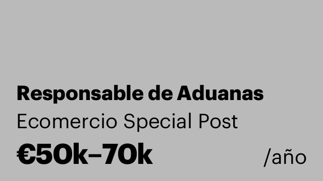 Responsable de Aduanas