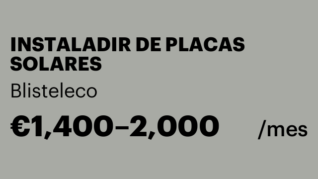 INSTALADIR DE PLACAS SOLARES
