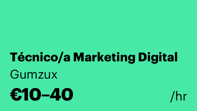 Técnico/a Marketing Digital