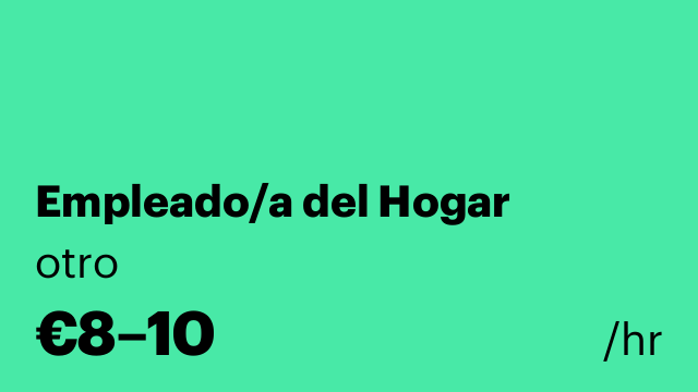 Empleado/a del Hogar