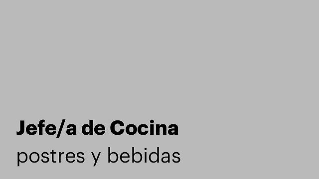 Jefe/a de Cocina