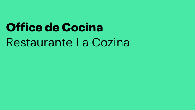 Office de Cocina